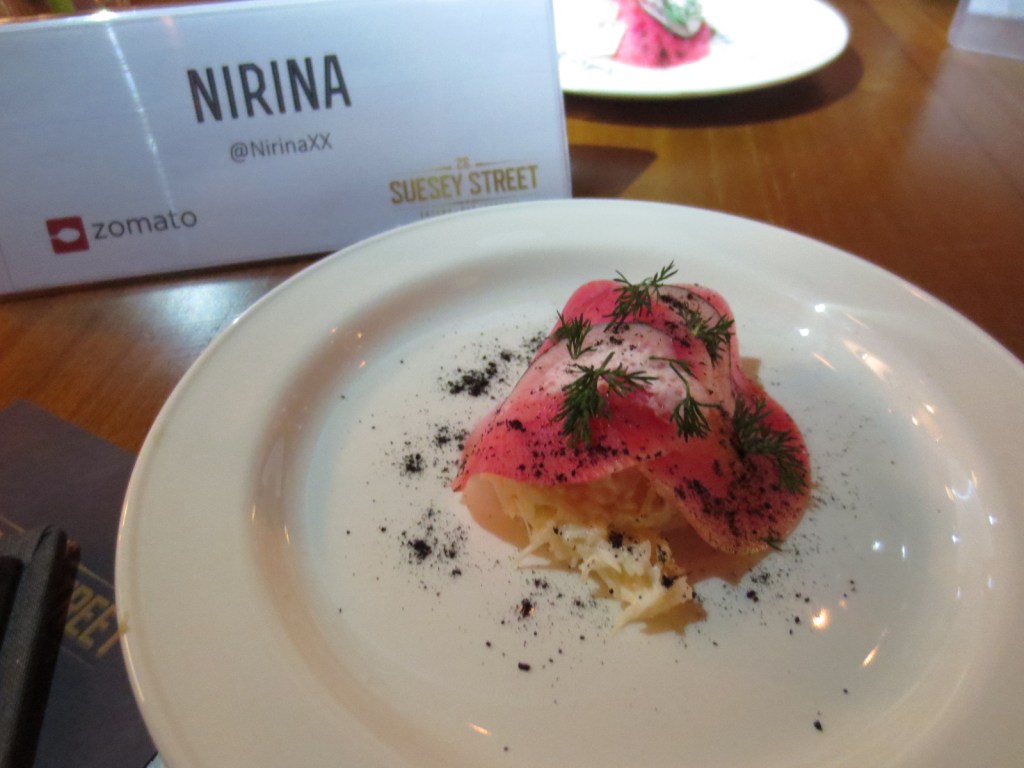 EVENT – Tasting Evening at Suesey Street with&nbsp;Zomato*